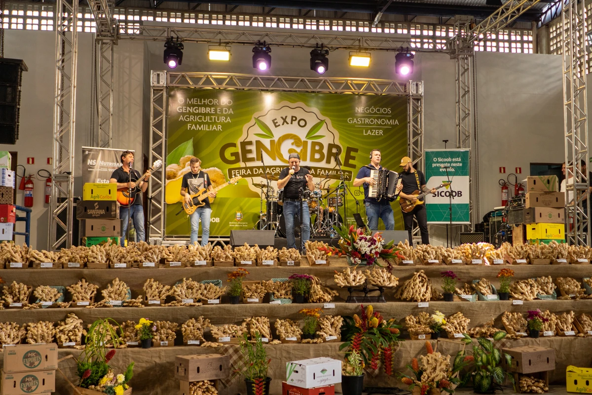 Expo Gengibre acontece entre os dias 30 de maio e 1º de junho