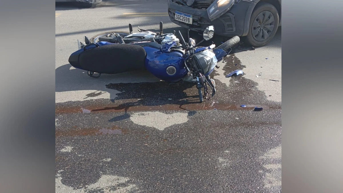 Moto da vítima que morreu em acidente em Colatina