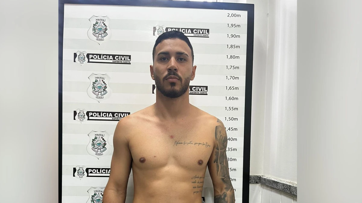 Suspeito preso com mandado foi identificado como Lucas Hoffmann