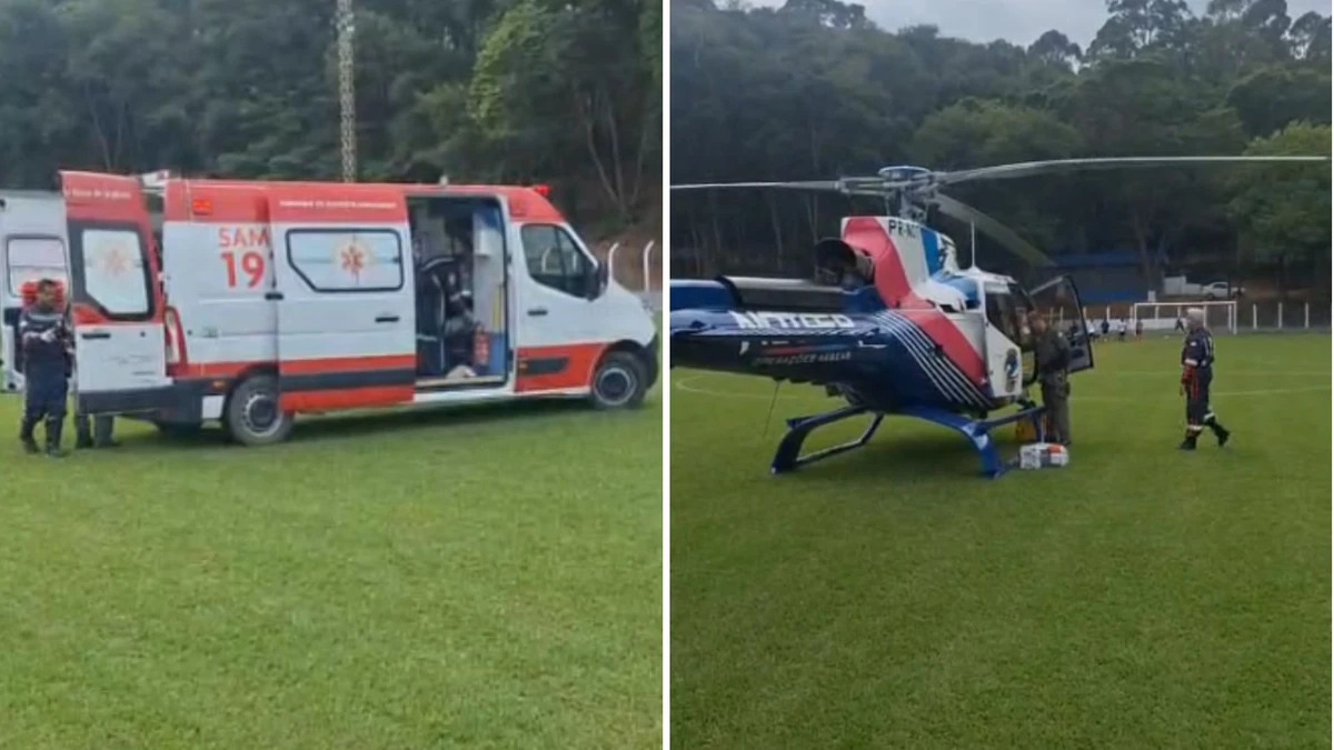 Criança é atropelada na porta de escola e socorrida de helicóptero no ES
