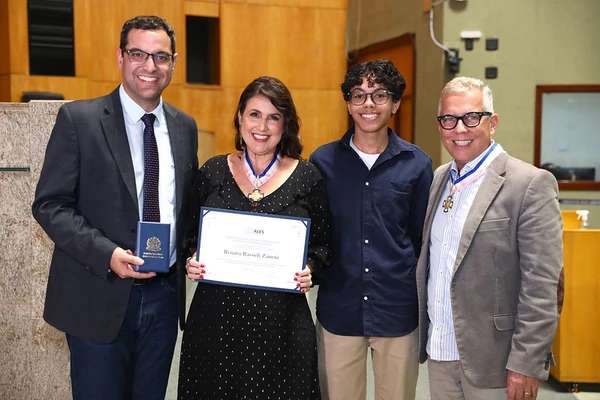 Dr. Bruno Resende, Renata Rasseli, Ricardo Zanete Hees e André Hees