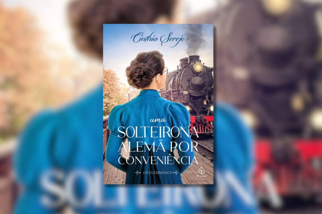 Em “Uma solteirona alemã por conveniência”, Emma vê sua vida mudar com a chegada de Maximilian Flemming (Imagem: Reprodução digital | Editora Principis)