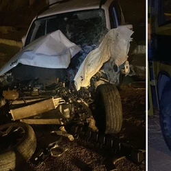 Colisão aconteceu na BR 482, na altura do bairro Nossa Senhora da Glória, no município; motorista ficou preso às ferragens