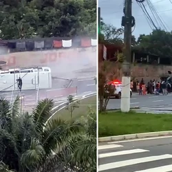 Leitores informaram que o veículo seguia sentido ao Terminal de Itacibá