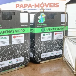 Projeto EcoVidro instala equipamentos em áreas estratégicas da Capital para facilitar descarte e reciclagem de embalagens por parte dos moradores