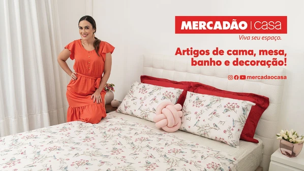 A empresa de artigos de cama, mesa, banho e decoração também conta com crediário próprio e parcelas começam a partir de valor simbólico de R$ 15