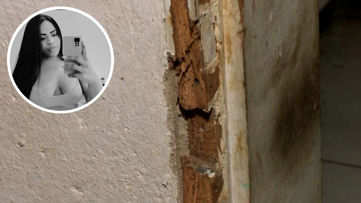 Ex-marido de Poliana Santos do Vale (em destaque) arrombou a porta do apartamento dela para atacá-la