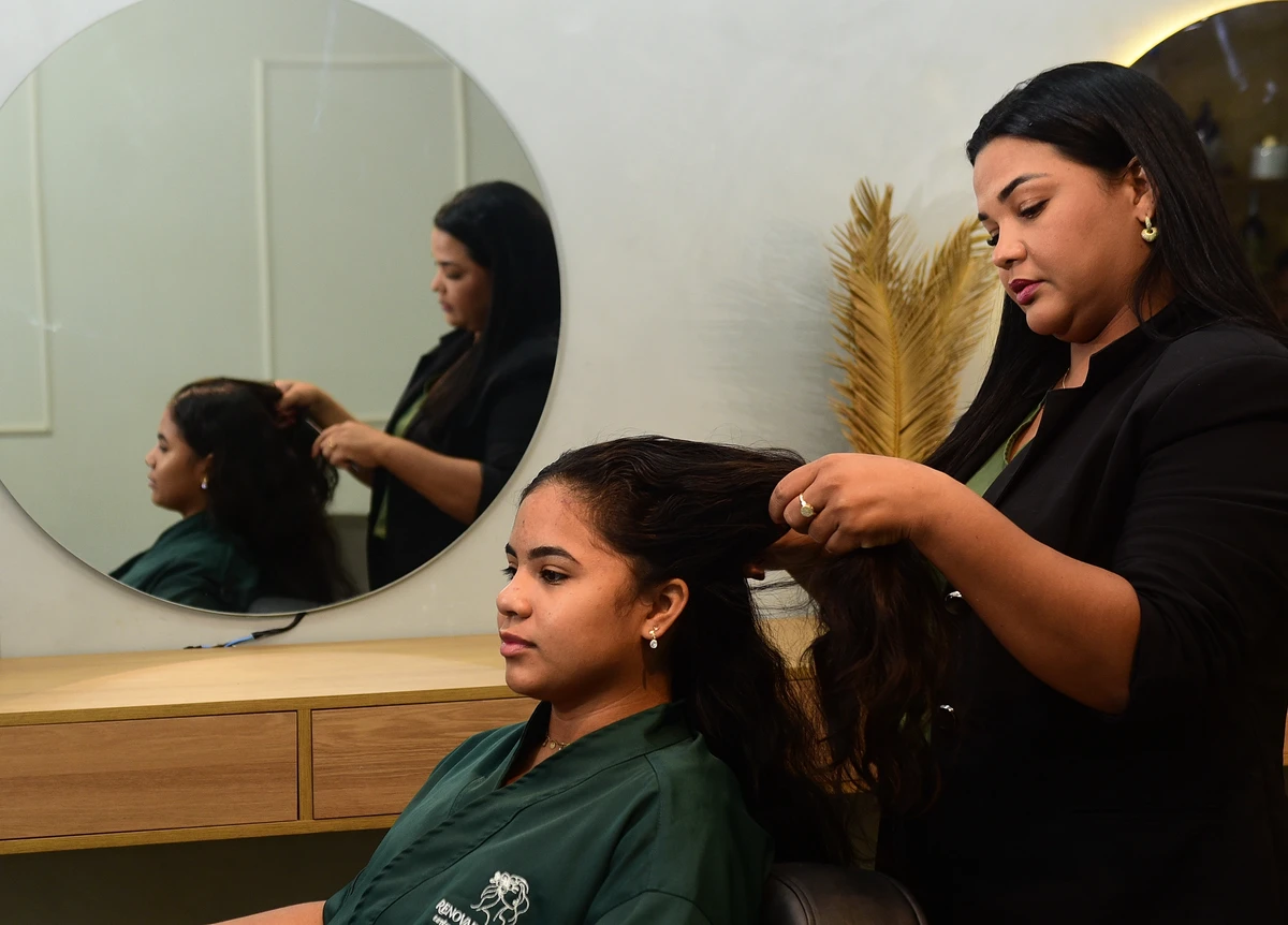 Gabriela Ribeiro, ela montou um estúdio de beleza 