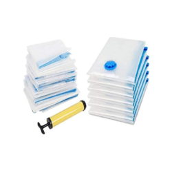 Kit 10 Sacos a Vácuo Roupa Viagem