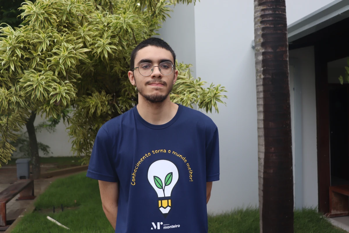 O aluno Gabriel Rodrigues de Souza Veras é outro membro do Clube do Livro, que reconhece a importância da iniciativa.