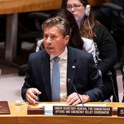 Tom Fletcher, subsecretário-geral de assuntos humanitários da ONU, diz que 'estamos vendo alimentos deixados nas fronteiras, e não sendo autorizados a entrar'.