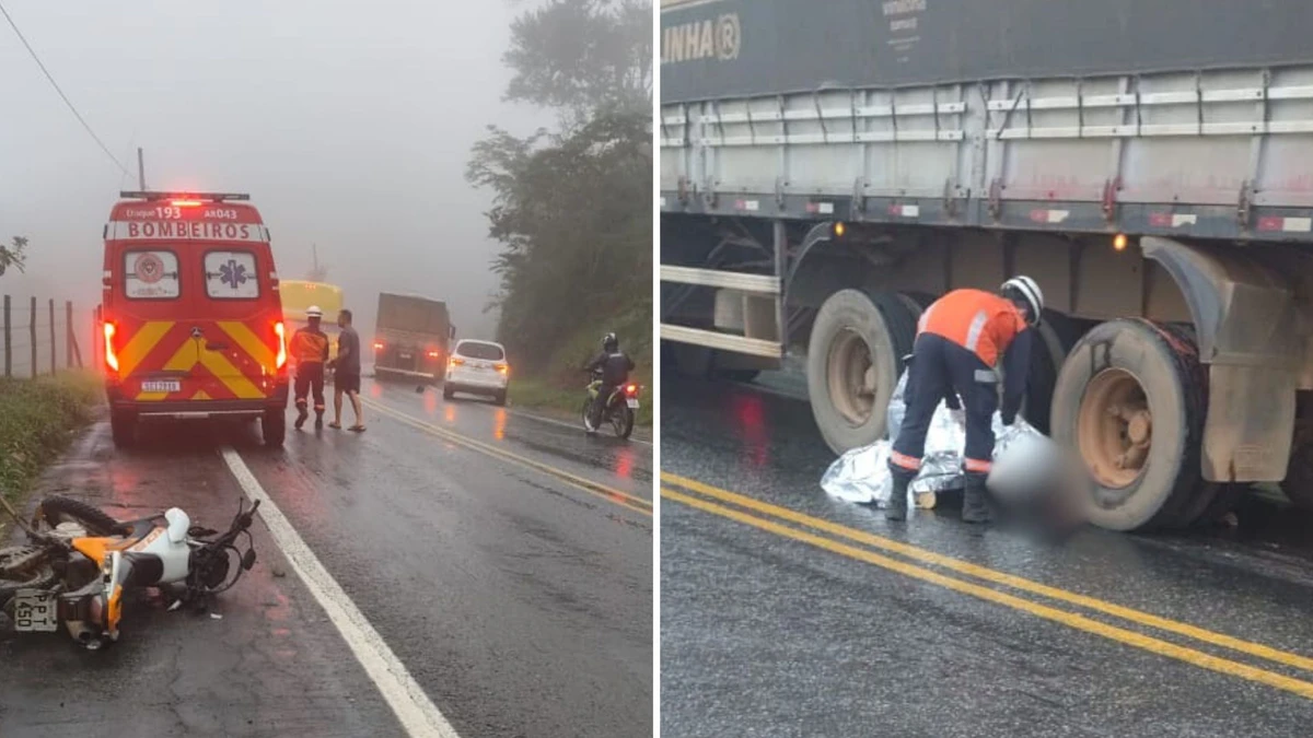 Acidente aconteceu na BR 482, em Guaçuí, no Caparaó capixaba