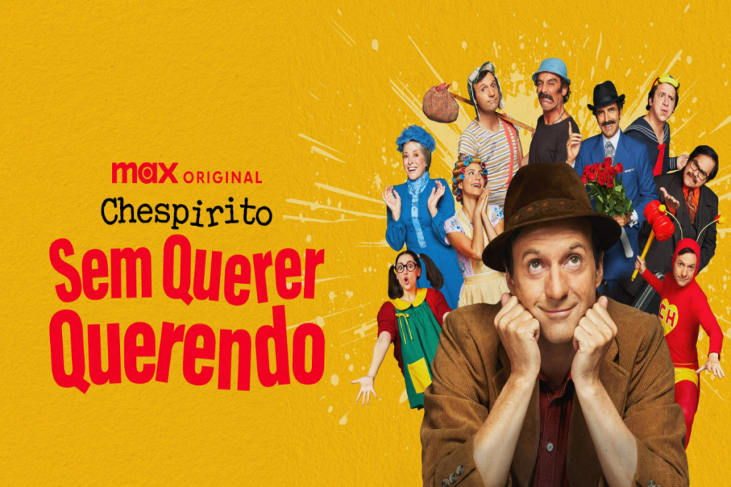 A série “Chespirito: Sem Querer Querendo” conta a trajetória de sucesso de Roberto Gómez Bolanõs (Imagem: Reprodução digital | Max)