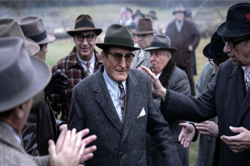 O filme “The Alto Knights: Máfia e Poder” retrata a história real de dois dos mais poderosos chefes da máfia ítalo-americana (Imagem: Reprodução digital | Max)
