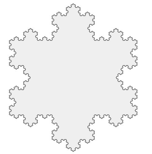 Fractal Floco de Neve de Koch