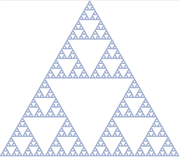 Fractal Triângulo de Sierpiński