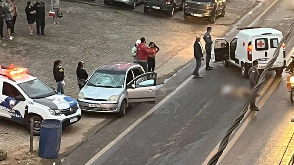 Condutor foi autuado em flagrante por tentativa de homicídio; vítima de 64 anos foi socorrida em estado grave