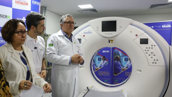 Tomógrafo Computadorizado Multislice é um equipamento capaz de realizar 1,2 mil exames ao mês