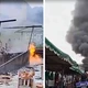 Imagem - Explosão e incêndio destroem barraca de pastel em feira de Vila Velha