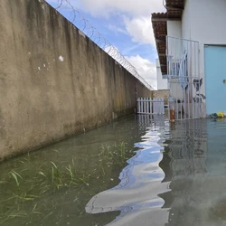 Segundo a Prefeitura mateense, choveu 68 mm em apenas duas horas, na madrugada deste domingo (1°)