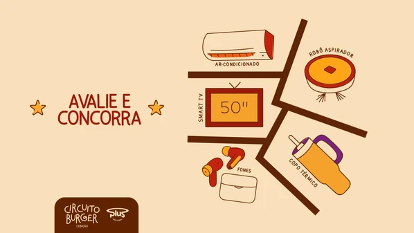 Até 15 de junho, os clientes que comprarem os lanches participantes do evento e avaliarem no aplicativo Plus Delivery concorrem automaticamente a uma série de prêmios