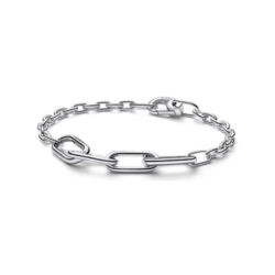 Bracelete De Corrente De Links De Elos Finos Pandora Me