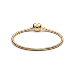 Bracelete Maleavel Com Fecho De Coração Pandora Moments 