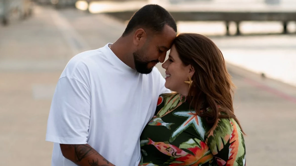 Tati Machado e o marido