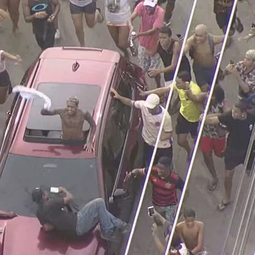 Imagem - MC Poze é solto com festa de fãs e familiares na porta de presídio no Rio