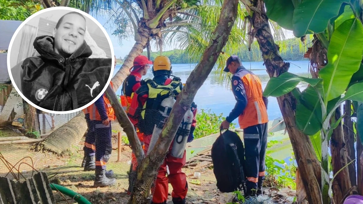 Caminhoneiro teria sofrido câimbra na perna antes de desaparecer na água da lagoa em Linhares