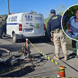 Segundo a PRF,  motorista conduzia um Fiat Siena prata que capotou após a colisão