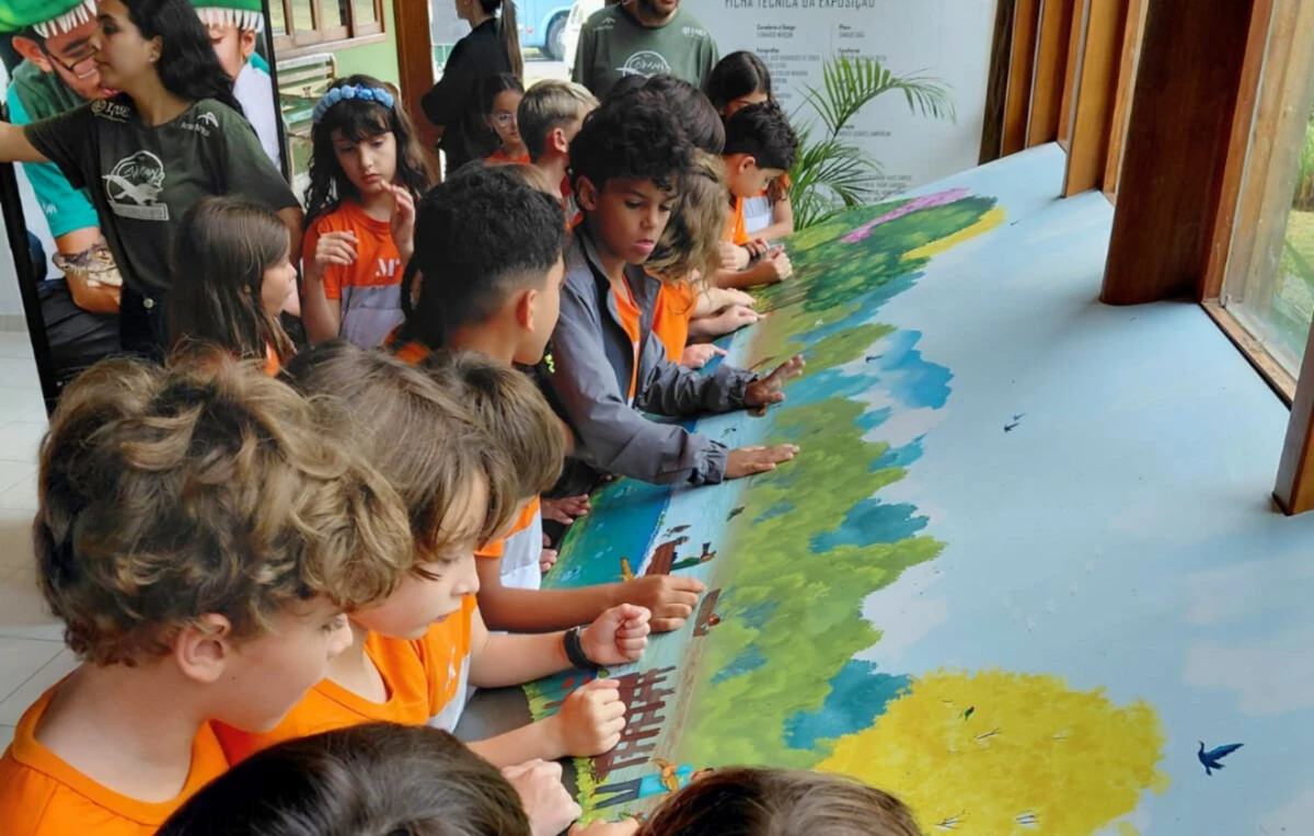 Atividades sensoriais estão entre as favoritas dos alunos