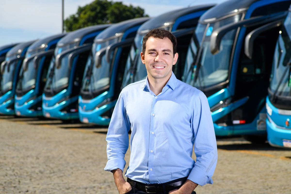 Diretor de Negócios da Viação Águia Branca, Thiago Juffo