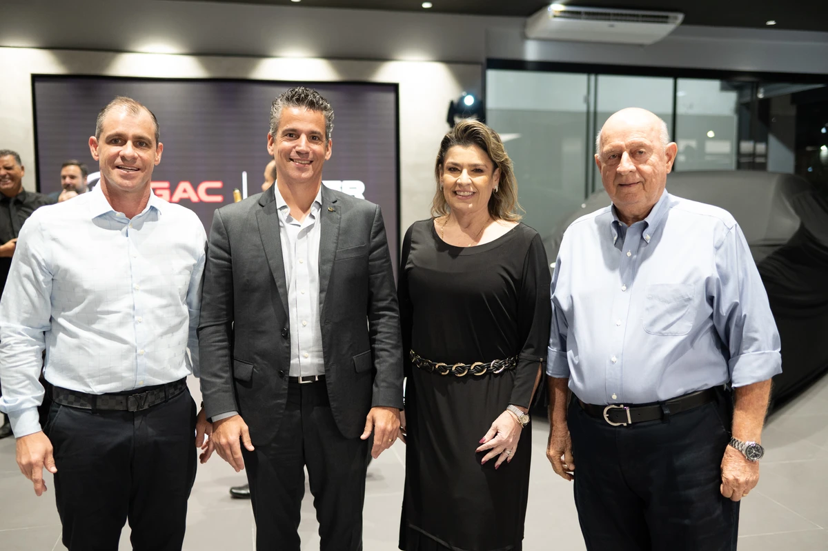  José Braz Neto, Danilo Rodil, Juliana e Braulio Braz