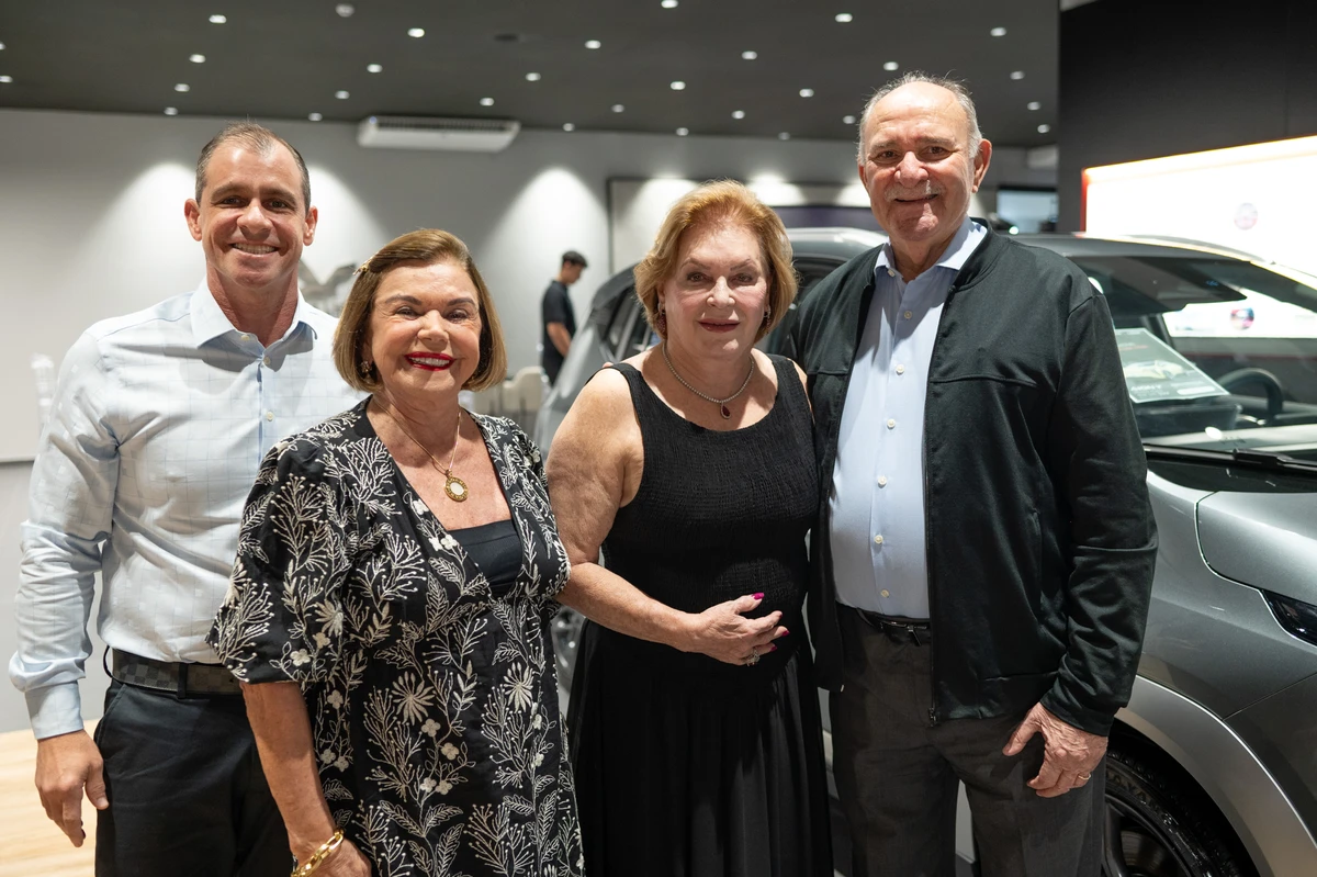  José Braz Neto, Tóya Braz, Adélia e Danilo Tambasco