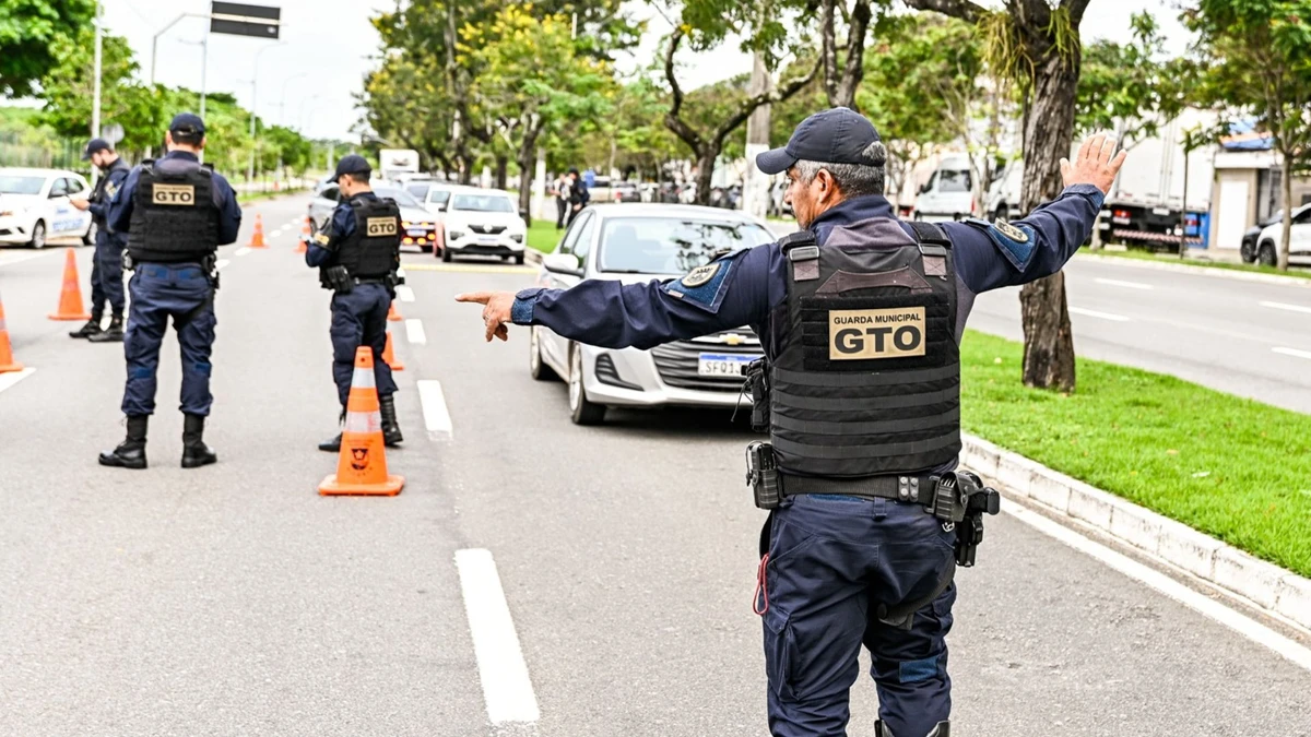 Ação de trânsito realizado pela Guarda de Vitória