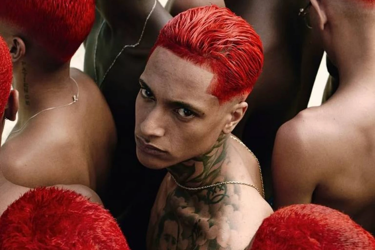 Capa da revista britânica Dazed, com Oruam