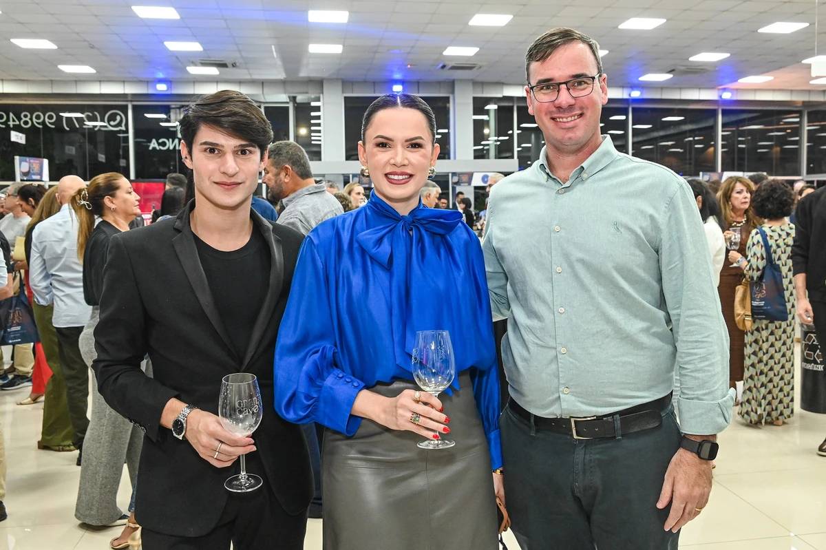 Guilherme Melo, Francielly Ramos e Daniel Zanon