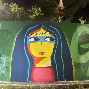 Imagem - Mural coletivo em Guarapari une arte urbana e raízes afroindígenas