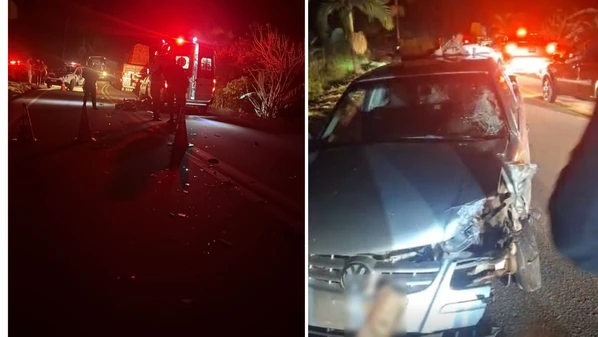 Laudenir Riquieri Gomes, de 56 anos, foi socorrido e levado para a Santa Casa de Misericórdia de Cachoeiro de Itapemirim, mas morreu após dar entrada no hospital