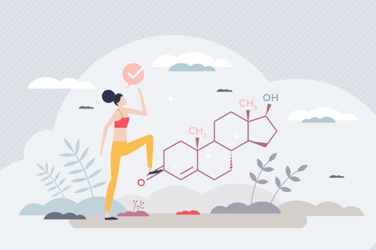 A testosterona é fundamental para a saúde da mulher (Imagem: VectorMine | Shutterstock)