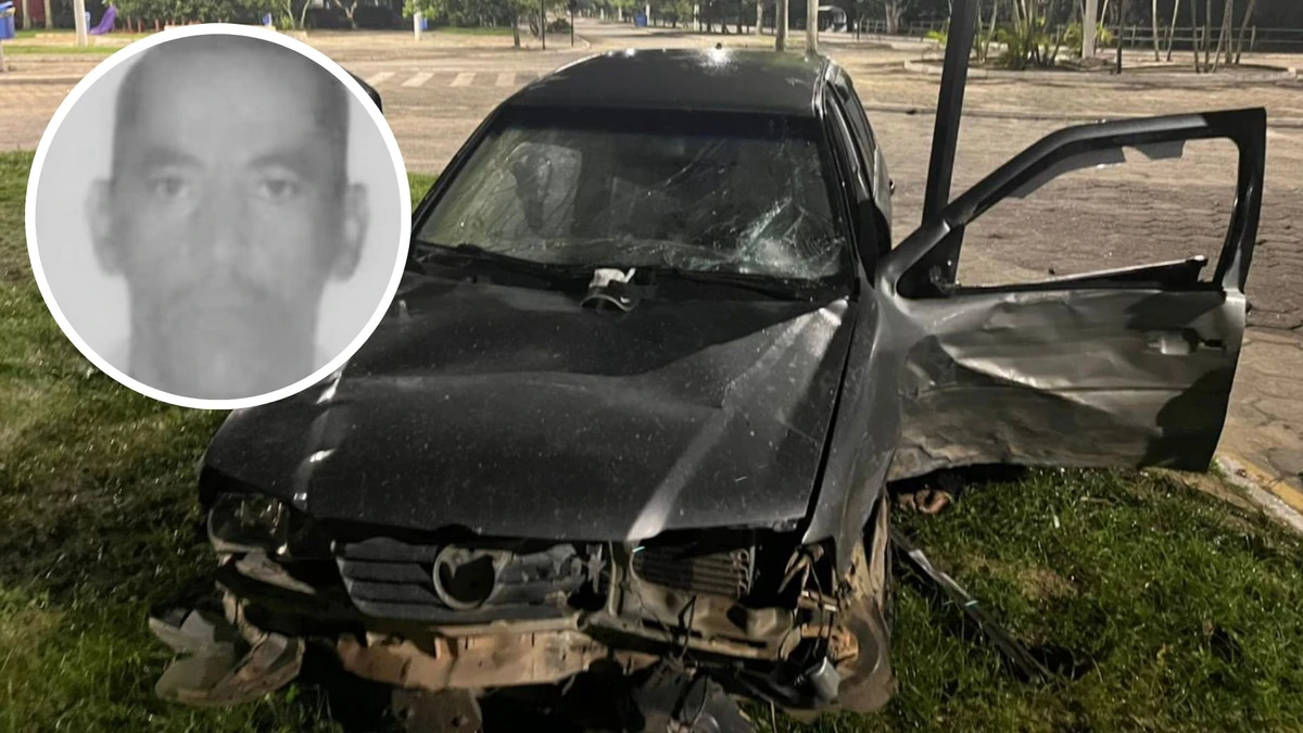 Homem morreu depois de roubar o carro e fugir em alta velocidade em Linhares