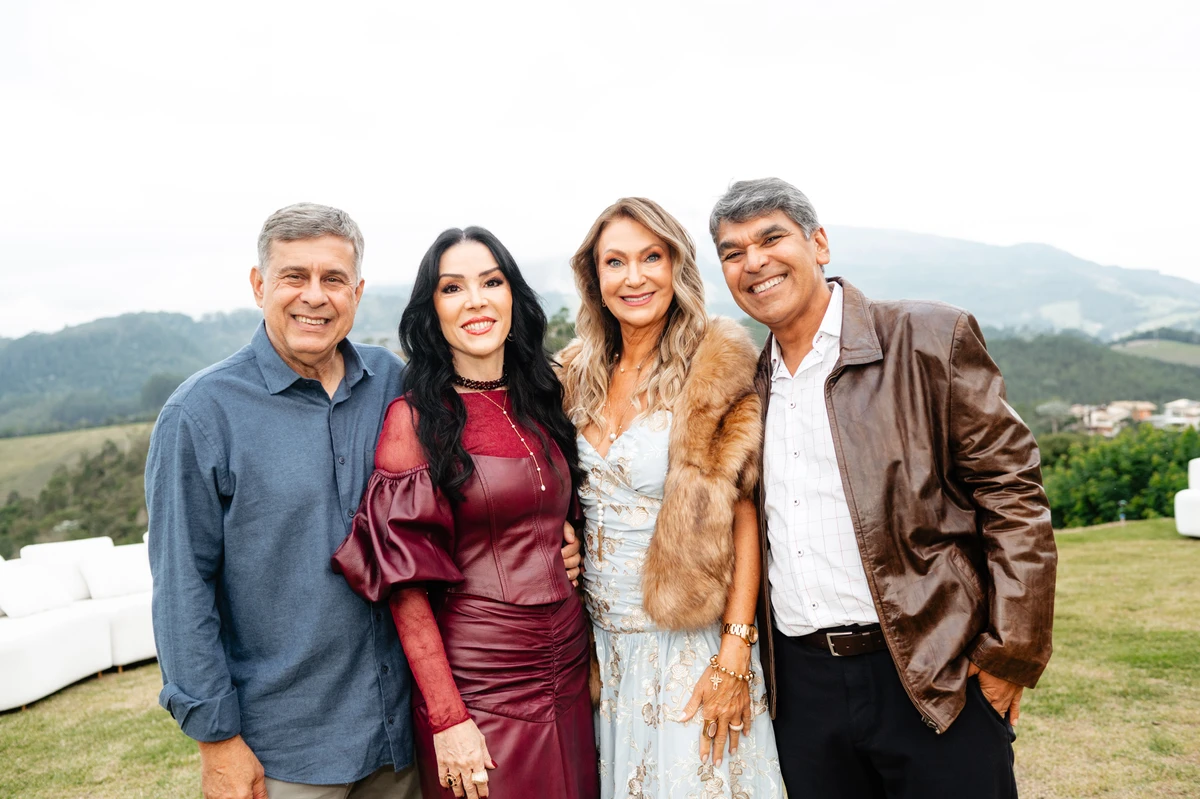 Justino e Claudia Mameri, Renata e Paulo Gouvea
