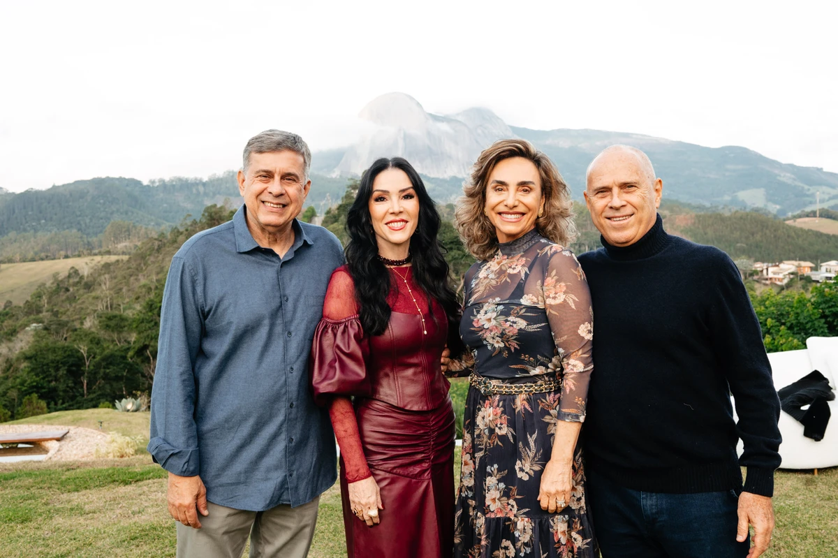 Justino e Claudia Mameri, Renata Pacheco e Alexandre Paulinelli