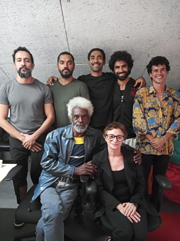 Markus Konká nos bastidores de Guerreiros do Sol por Arquivo pessoal/Markus Konká