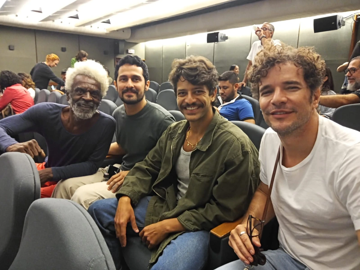 Markus Konká nos bastidores de Guerreiros do Sol por Arquivo pessoal/Markus Konká