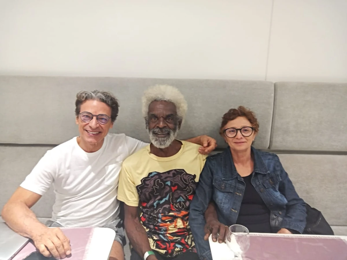 Markus Konká nos bastidores de Guerreiros do Sol por Arquivo pessoal/Markus Konká