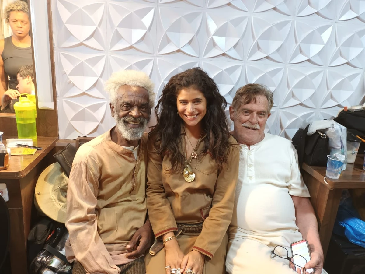 Markus Konká nos bastidores de Guerreiros do Sol por Arquivo pessoal/Markus Konká