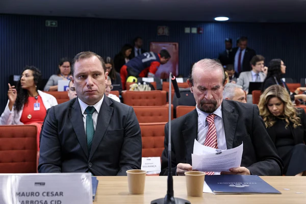 Mauro Cid, ex-ajudante de ordens de Jair Bolsonaro, em interrogatório no Supremo Tribunal Federal (STF)