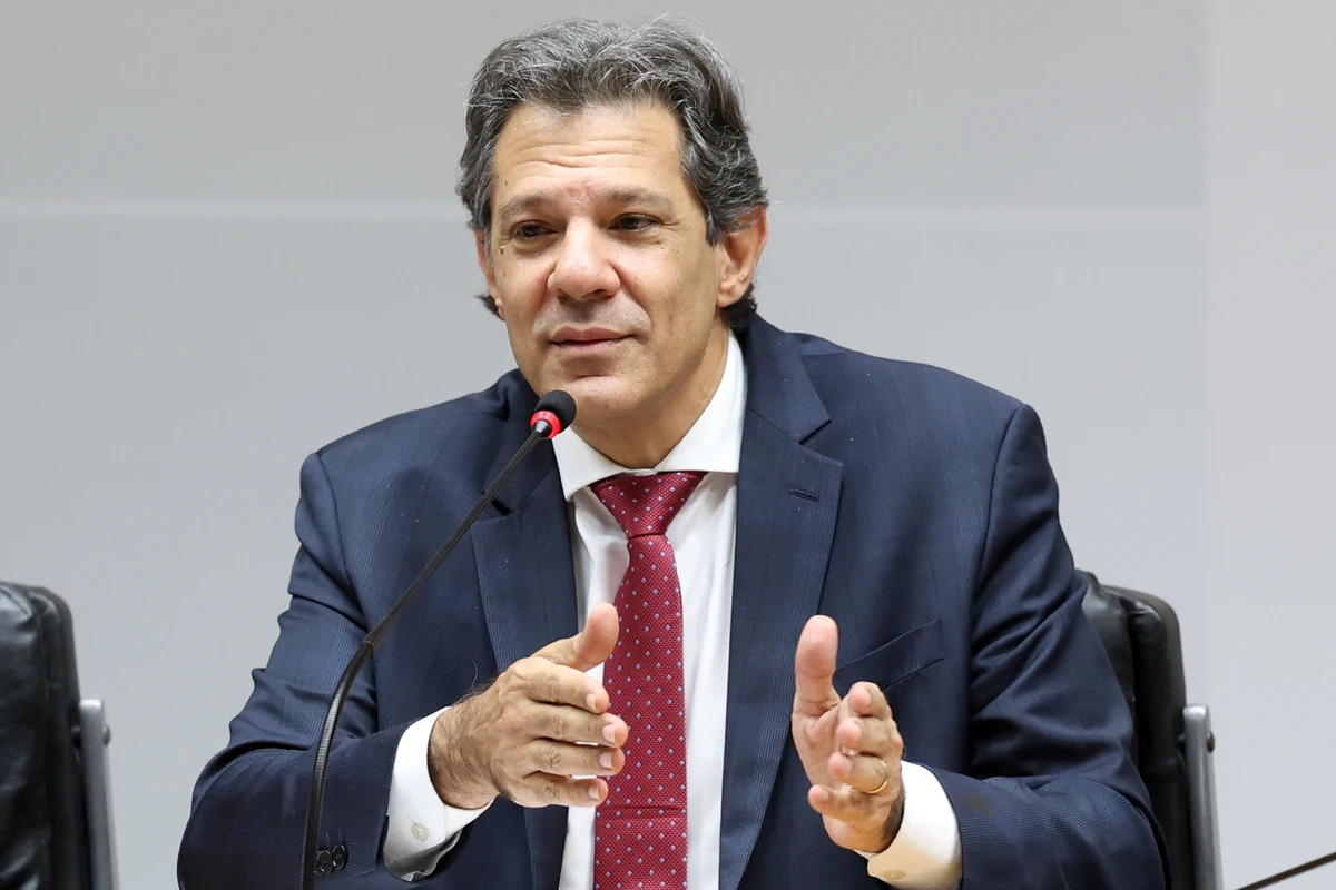 O ministro da Fazenda, Fernando Haddad